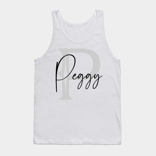 Peggy Second Name, Peggy Family Name, Peggy Middle Name Tank Top by Huosani